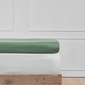 Toplagen, Grn, Skagen, Bomuldssatin,