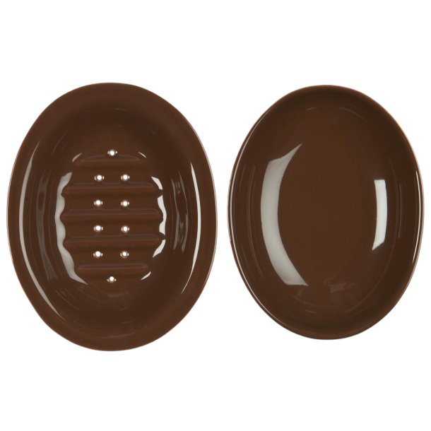 Sbeskl i 2 dele - Brun