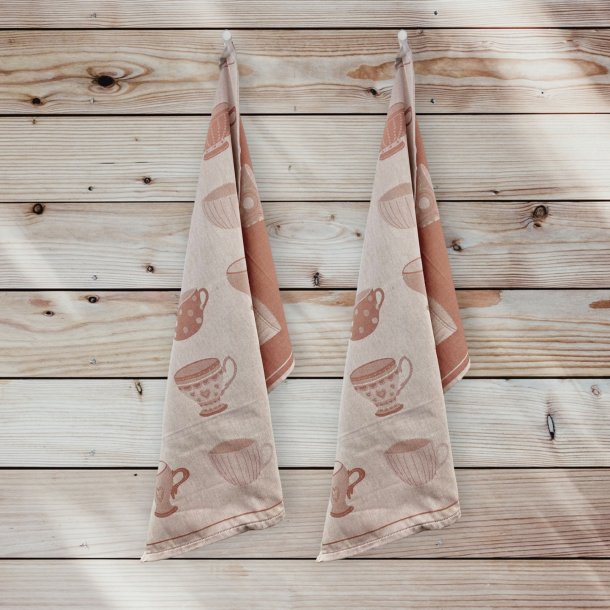 Viskestykke, Delicara Rd, 50x70 cm, Bomuld