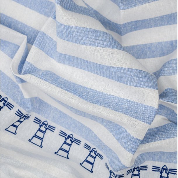 Viskestykke, Fyrt�rn, 50x70cm, H�r/Bomuld