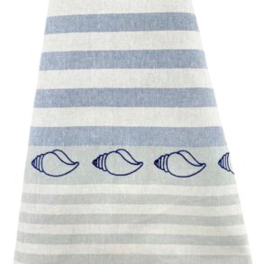 Viskestykke, Konkylie, 50x70cm, Hr/Bomuld