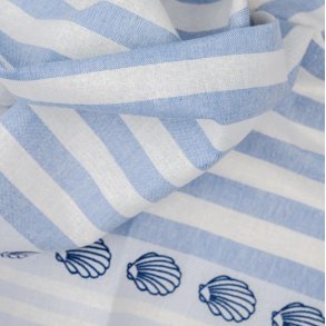 Viskestykke, Muslingskal, 50x70cm, H�r/Bomuld