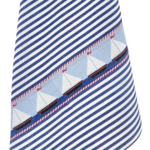 Viskestykke, Sejlbd, 50x70cm, Bomuld Jacquard