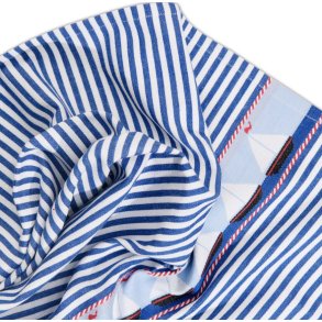 Viskestykke, Sejlb�d, 50x70cm, Bomuld Jacquard