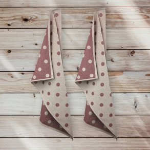 Viskestykke, Spot, Mrkerd, prikket, 50x70cm, bomuld, Lasa