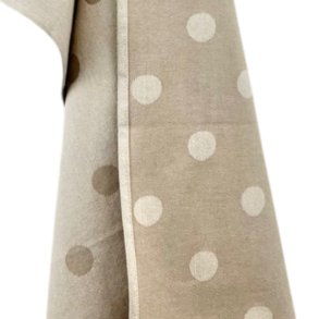 Viskestykke, Spot, Sand/natur, prikket, 50x70cm, bomuld
