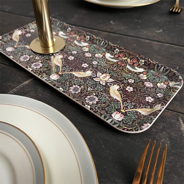 Bakke 32x15 - Morris Strawberry Thief bordeaux