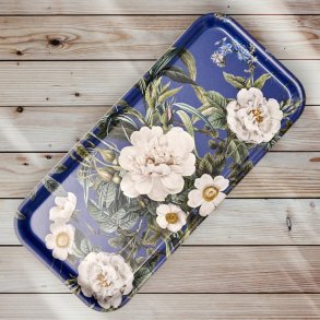 Bakke, Blue Flower Garden, 32x15 cm, by Jim Lyngvild