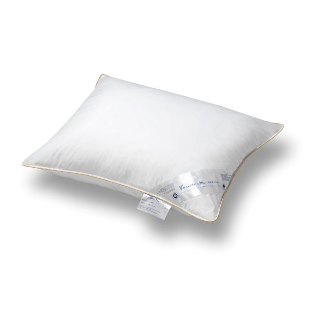 Hovedpude, Ball, 60x70cm, Kugle fiber, 950g, Hvid label