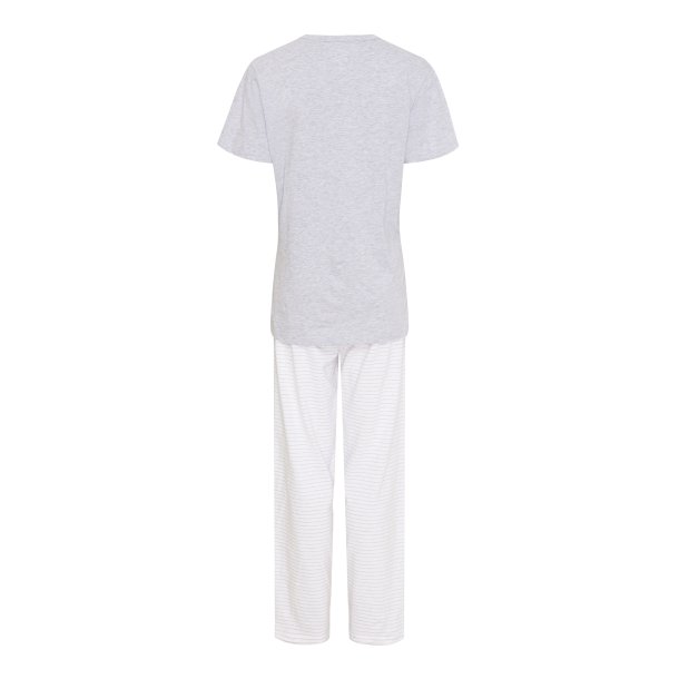 Pyjamas T-shirt, Dame, Milano, Grey Melange