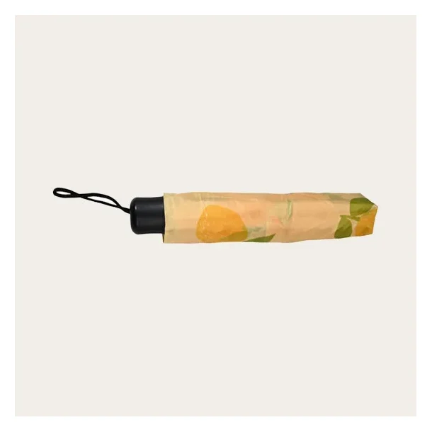 Foldeparaply, M/ print af Citroner, 100cm, DGA 