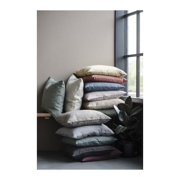 Pyntepude i Hr, Cognac, 50x50cm, Ib Laursen