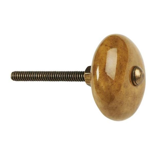 Greb keramik olivengr�n, L: 6 �: 3,5, Ib Laursen