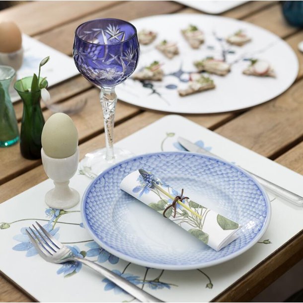 Servietter, Bl Anemone, 20 stk pr pakke, B: 33 L: 33, Koustrup