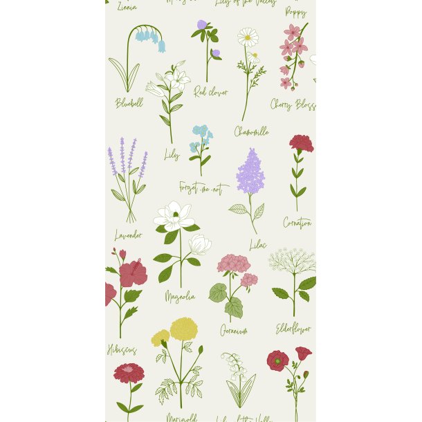 Servietter Grand Ma's Garden, 3-lag, 40x40cm 16 stk pr pakke