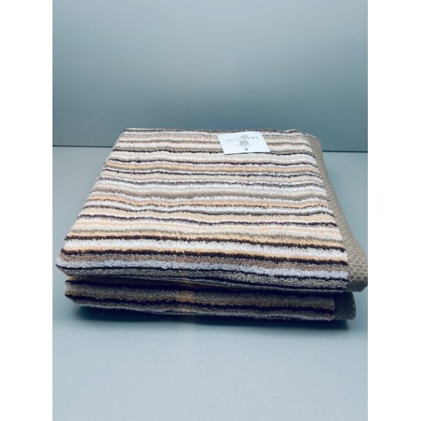 H�ndkl�de, Pure Stripe II, Brun, Bomuld, Lasa