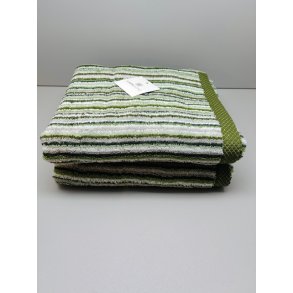 H�ndkl�de, Pure Stripe II, Gr�n, Bomuld, Lasa