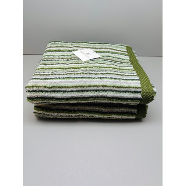 H�ndkl�de, Pure Stripe II, Gr�n, Bomuld, Lasa