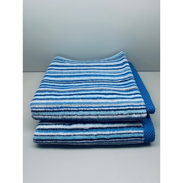 H�ndkl�de, Pure Stripe II, Bl�, Bomuld, Lasa