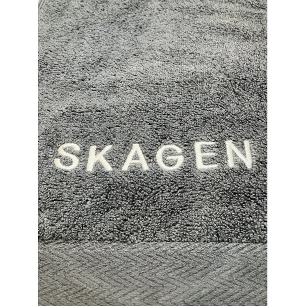 Hndklde, Antracit gr, Zero twist, Bomuld, 70x140 cm (Badehåndklæde)