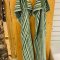 H�ndkl�de, Pure Stripe II, Gr�n, Bomuld, Lasa