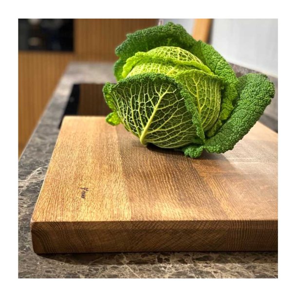 Skrebrt, Olieret eg, 55x38 cm.