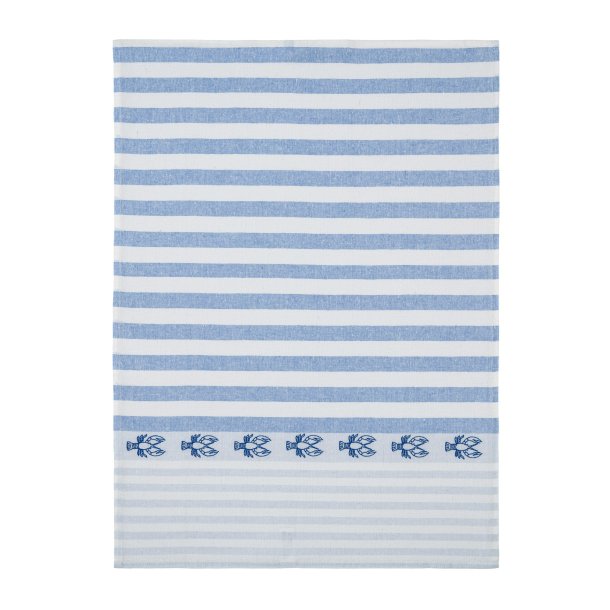 Viskestykke, Hummer p rkke, 50x70cm, Hr/Bomuld