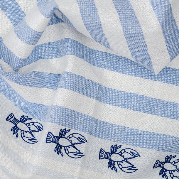 Viskestykke, Hummer p rkke, 50x70cm, Hr/Bomuld