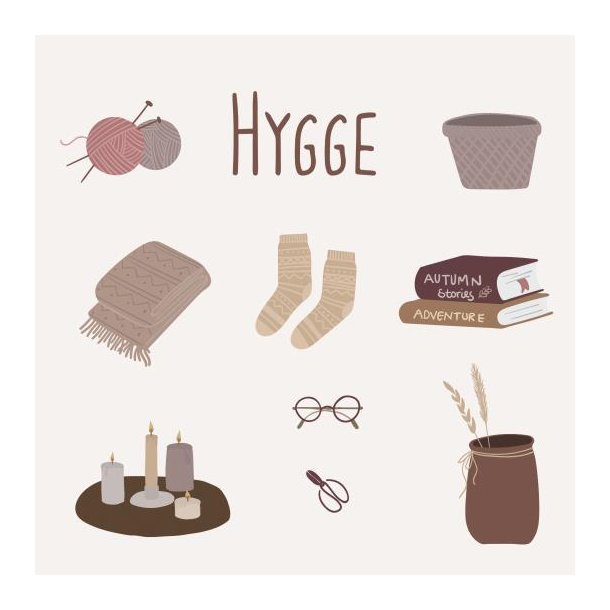 Servietter, Hygge 20 stk pr pakke, B: 33 L: 33, Ib Laursen