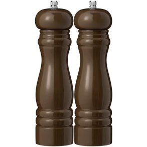 Salt & peberkv�rn s�t i farven chocolate