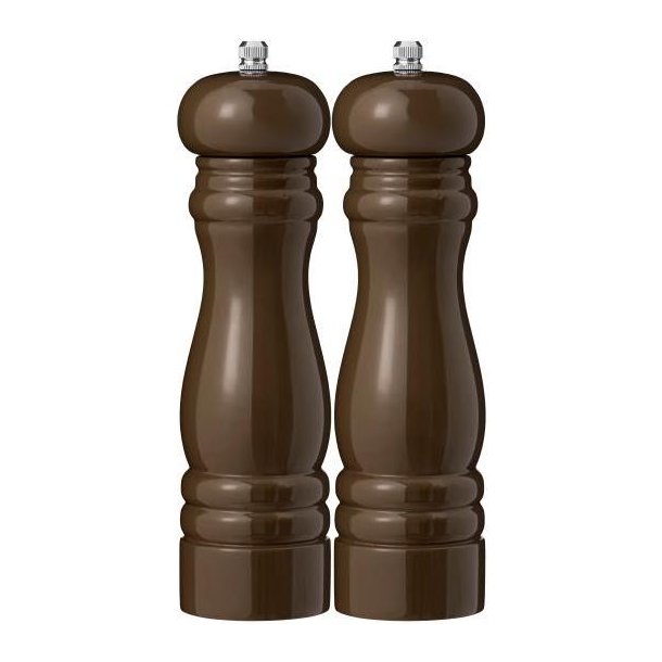 Salt & peberkv�rn s�t i farven chocolate