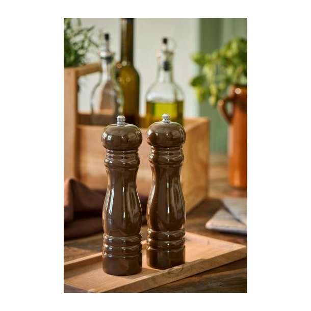 Salt & peberkv�rn s�t i farven chocolate