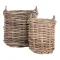 Kurve, Bornholm, kubu rattan, natur, s�t af 2 bySKAGEN