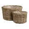 Kurve, Sams�, kubu rattan, natur, s�t af 2 bySKAGEN