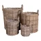 Kurve, Fyn, kubu rattan, natur, s�t af 4 bySKAGEN