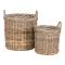 Kurve, �rhus, kubu rattan, natur, s�t af 2 bySKAGEN