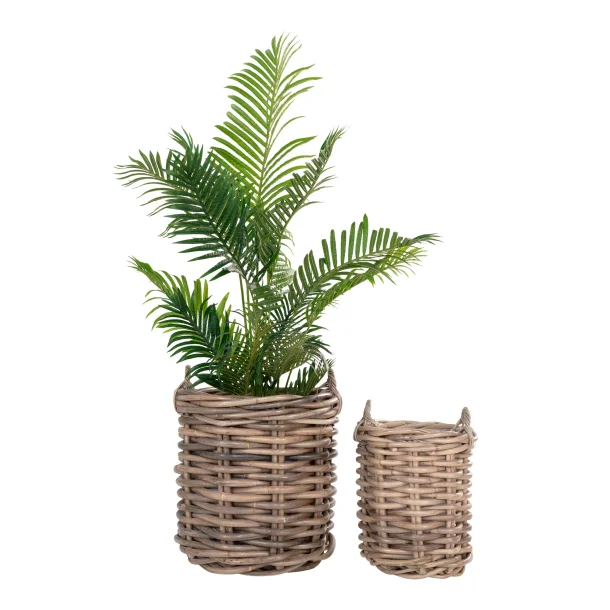 Kurve, Bornholm, kubu rattan, natur, s�t af 2 bySKAGEN