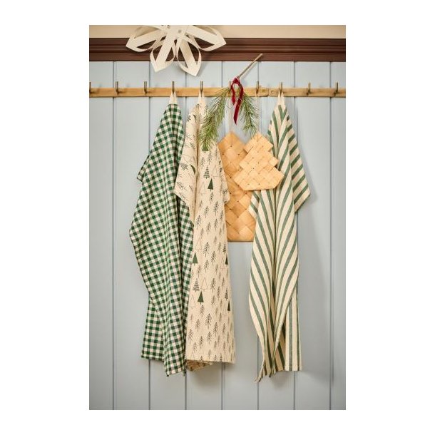 Knagerkke m/5 knager antik messing-look