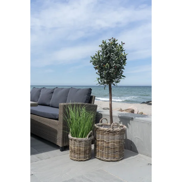 Kurve, �rhus, kubu rattan, natur, s�t af 2 bySKAGEN