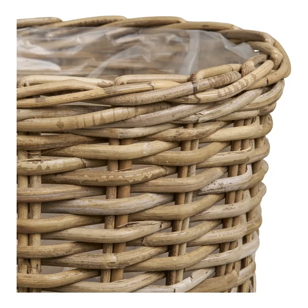 Kurve, Sams�, kubu rattan, natur, s�t af 2 bySKAGEN