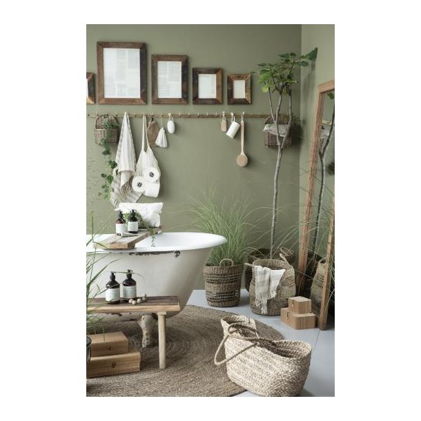 Knagerkke m/8 knager antik messing-look