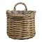 Kurv, Viborg, kubu rattan, natur, 37x23x27 cm bySKAGEN