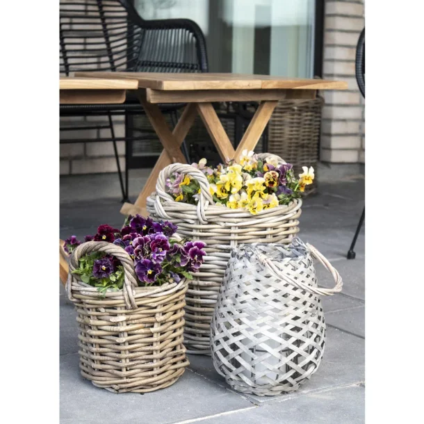 Kurve, �rhus, kubu rattan, natur, s�t af 2 bySKAGEN