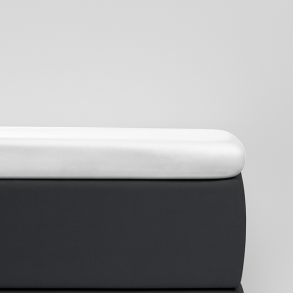 Toplagen, Hvid, Skagen, kologisk Bomuldssatin, 