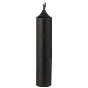 Bedelys sort rustik �:2,2 H:11cm