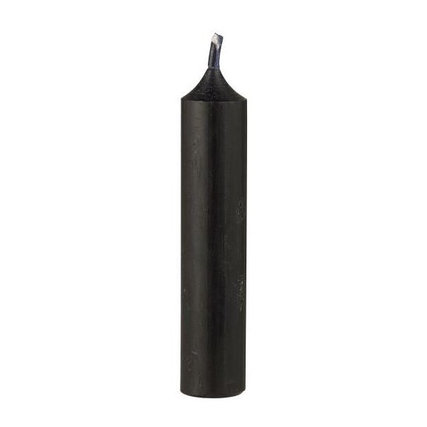 Bedelys sort rustik �:2,2 H:11cm