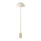 Sheffield Gulvlampe, marmor/metal, beige, B40xL40xH155cm E27/40W