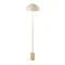 Sheffield Gulvlampe, marmor/metal, beige, B40xL40xH155cm E27/40W