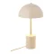 Sheffield Bordlampe, marmor/metal, beige, H25xB25xH45cm, E27/40W
