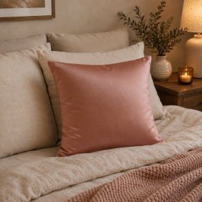 Pudebetr�k, Mocca, 60x63 cm, Bomuldssatin, Lynl�s, Skagen